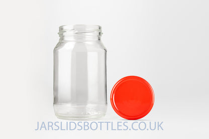 Glass Jar 170ml Baby Food red lids