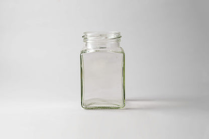 Glass Jar 260ml Square