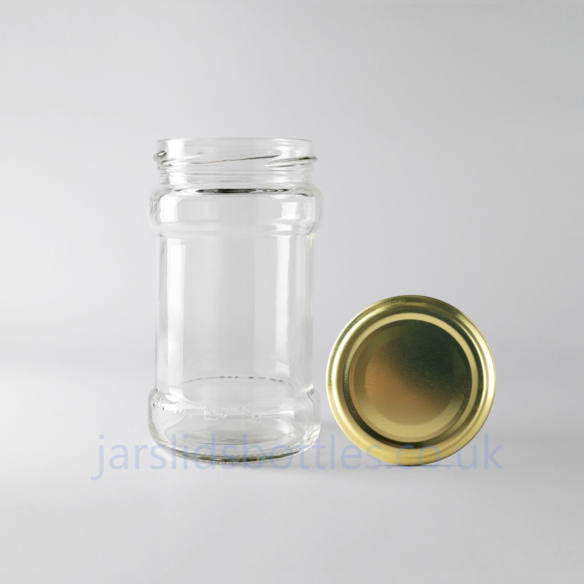 Glass Jar 314ml V2 gold lid