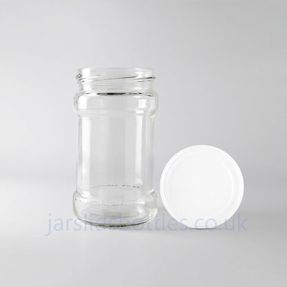 Glass Jar 314ml V2 white lid
