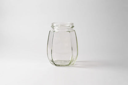 Glass Jar 385ml Peach