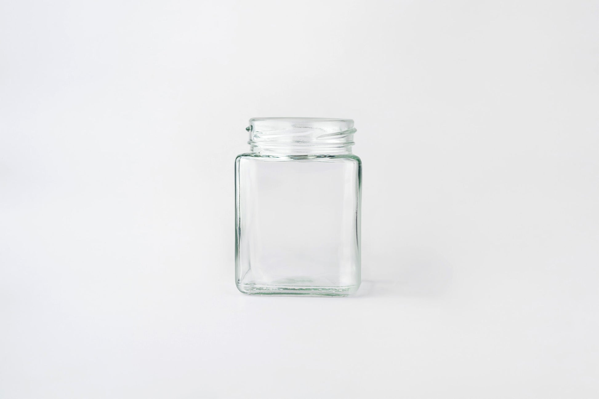 Glass Square Jar 106ml Liguria