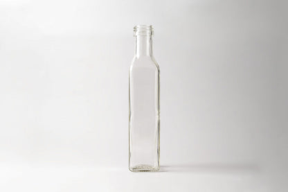 Glass bottle 250ml Cognac Flint. Screw caps.