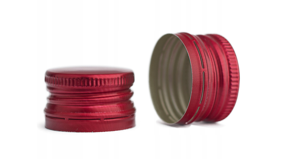 Screw Cap red 18/12