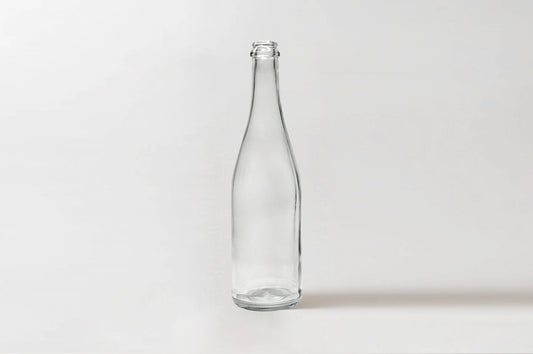 750ml Champagne Sparkling Wine Clear Bottle