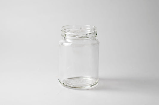 156 ml round glass jar