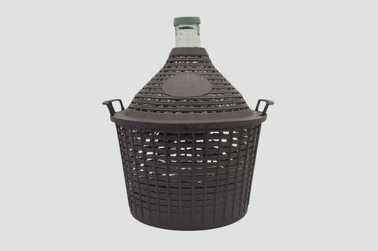 15 Litre Demijohn In Plastic Basket - Southern Jar Company Ltd